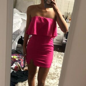 Pink cocktail dress